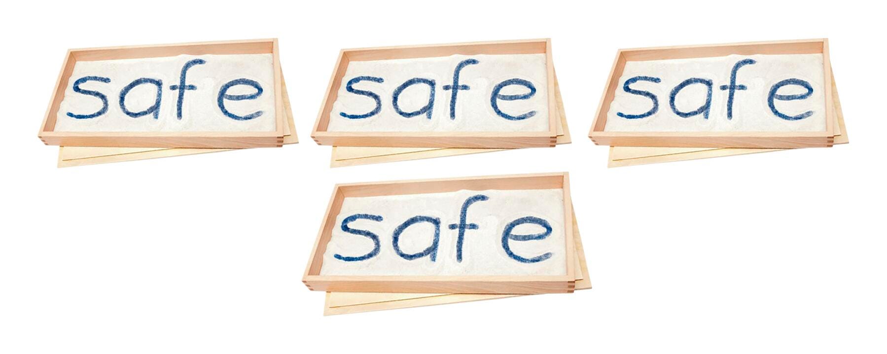 Primary Concepts Word Formation Sand Trays, Set of 4, Item Number 1567651